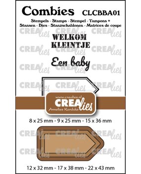 Crealies Combies Stamp & Die Baby No.1 (CLCBBA01)