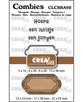 Crealies Combies Stamp & Die Baby No.2 (CLCBBA02)