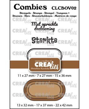 Crealies Combies Stamp & Die Overlijden No.2 (CLCBOV02)