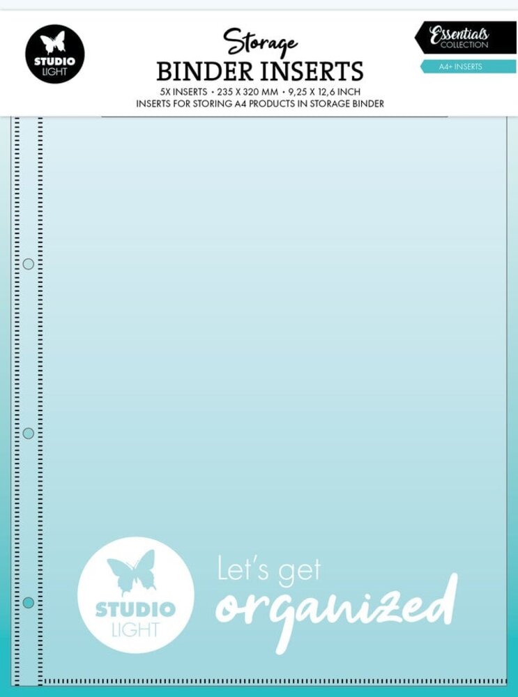 Studio Light Essentials Storage Binder Inserts A4 (SL-TO-STOR04)