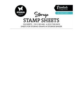 Studio Light Essentials Storage Stamp Sheets A6 (SL-TO-STOR07)