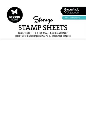 Studio Light Essentials Storage Stamp Sheets A6 (SL-TO-STOR07)