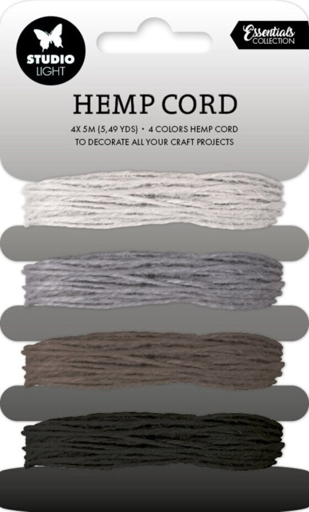 Studio Light Essentials Shades Of Grey Hemp Cord (SL-ES-RIB17) Studio Light Essentials Shades Of Grey Hemp Cord (SL-ES-RIB17)