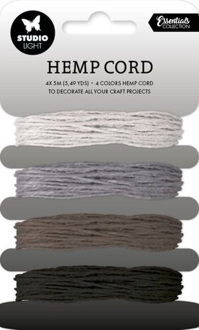 Studio Light Essentials Shades Of Grey Hemp Cord (SL-ES-RIB17) Studio Light Essentials Shades Of Grey Hemp Cord (SL-ES-RIB17)