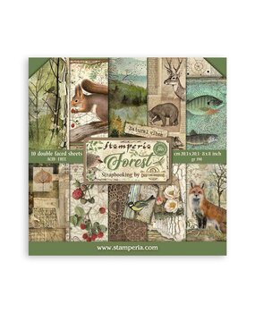 Stamperia Forest 8x8 Inch Paper Pack (SBBS06)