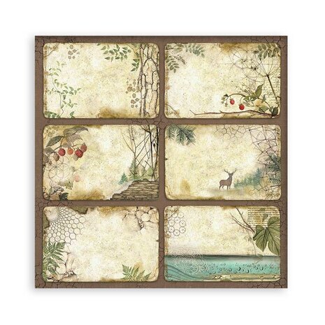 Stamperia Forest 12x12 Inch Single Face Paper Pack (SBBXLBG01) Stamperia Forest 12x12 Inch Single Face Paper Pack (SBBXLBG01)