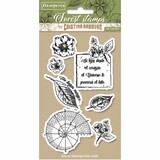 Stamperia Forest Natural Rubber Stamp Botanical (WTKCCR08)*