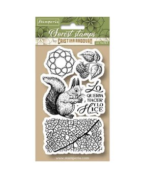 Stamperia Forest Natural Rubber Stamp Squirrel (WTKCCR11)* Stamperia Forest Natural Rubber Stamp Squirrel (WTKCCR11)*