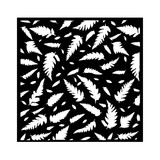 Stamperia Forest Thick Stencil 18x18cm Leaves Pattern (KSTDQ117)*