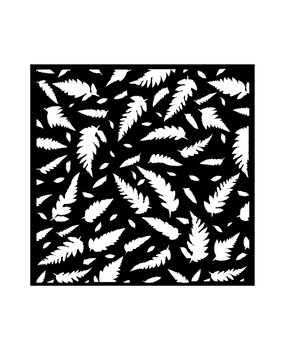 Stamperia Forest Thick Stencil 18x18cm Leaves Pattern (KSTDQ117)* Stamperia Forest Thick Stencil 18x18cm Leaves Pattern (KSTDQ117)*