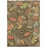 Stamperia Forest A4 Rice Paper Acorns and Leaves (DFSA4953)
