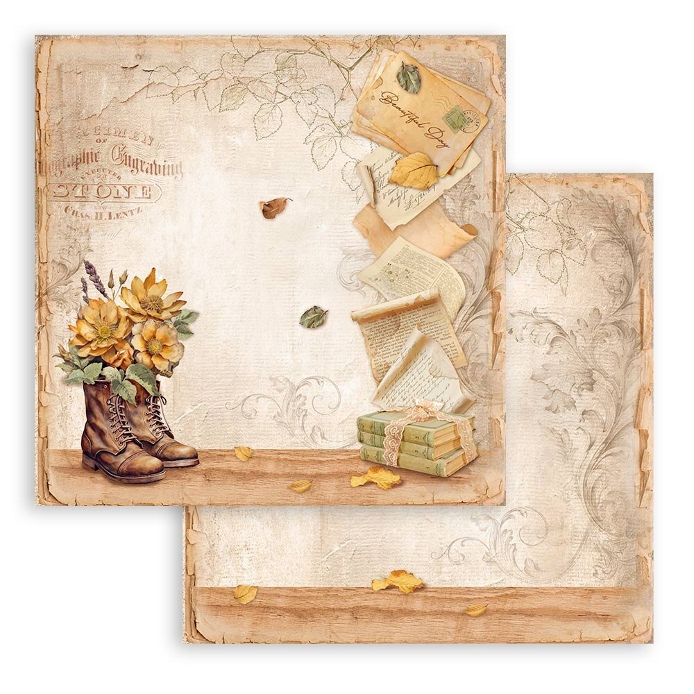Stamperia Golden Harmony 12x12 Inch Paper Pack (SBBL160) Stamperia Golden Harmony 12x12 Inch Paper Pack (SBBL160)