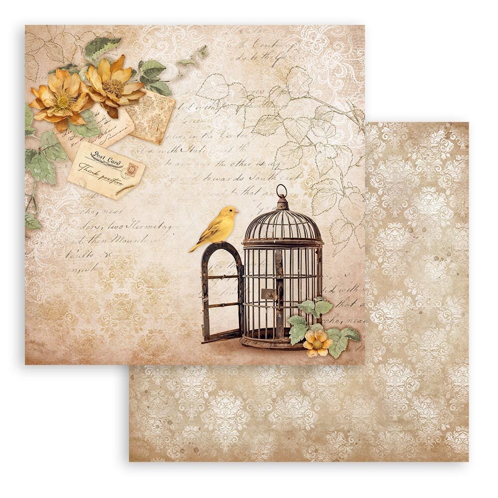 Stamperia Golden Harmony 8x8 Inch Paper Pack (SBBS114)