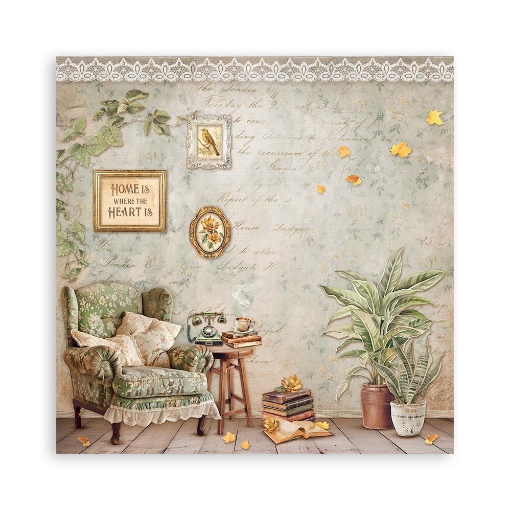 Stamperia Golden Harmony 12x12 Inch Single Face Paper Pack (SBBXLB17) Stamperia Golden Harmony 12x12 Inch Single Face Paper Pack (SBBXLB17)