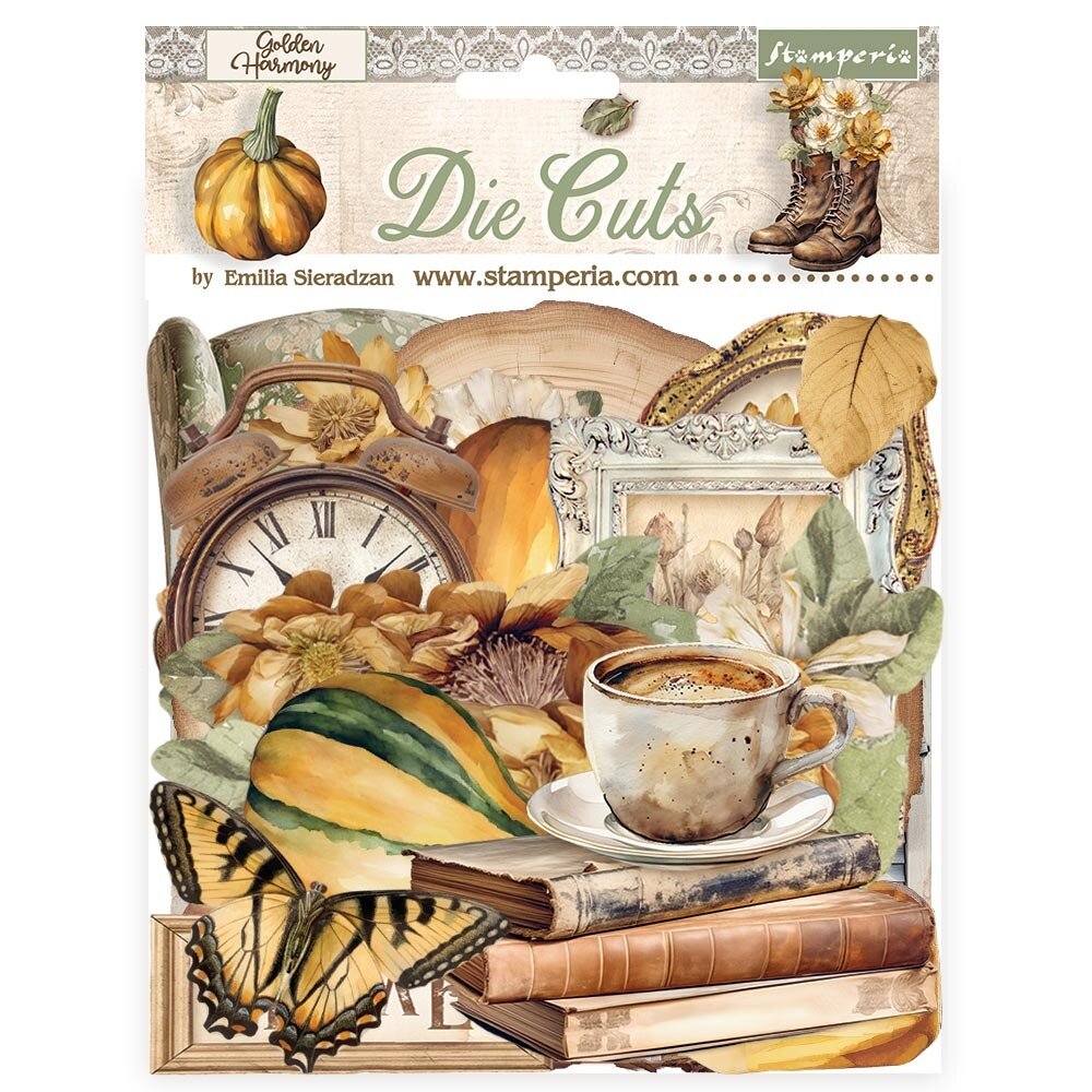 Stamperia Golden Harmony Die Cuts (DFLDC104)