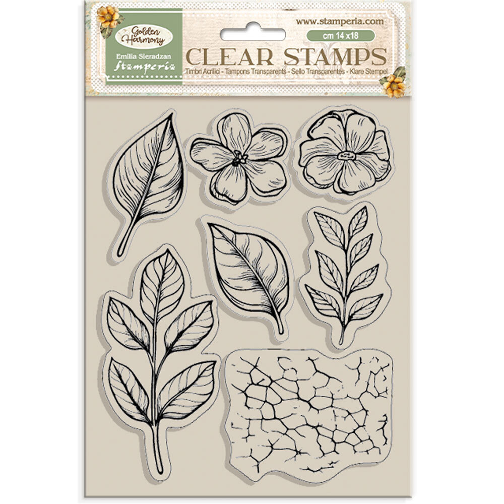 Stamperia Golden Harmony Clear Stamps (WTK201) Stamperia Golden Harmony Clear Stamps (WTK201)