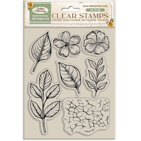 Stamperia Golden Harmony Clear Stamps (WTK201) Stamperia Golden Harmony Clear Stamps (WTK201)