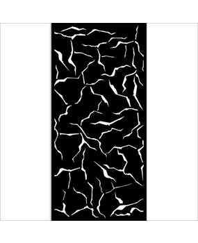 Stamperia Golden Harmony Thick Stencil 12x25cm Crackle (KSTDL101)