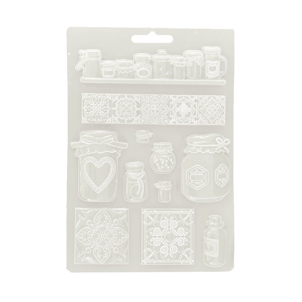 Stamperia Golden Harmony Soft Mould A5 Pots (K3PTA5665) Stamperia Golden Harmony Soft Mould A5 Pots (K3PTA5665)