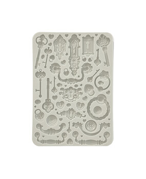 Stamperia Golden Harmony Silicon Mould A5 Keys Handles and Locks (KACMA537) Stamperia Golden Harmony Silicon Mould A5 Keys Handles and Locks (KACMA537)