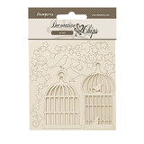 Stamperia Golden Harmony Decorative Chips Cages (SCB234)