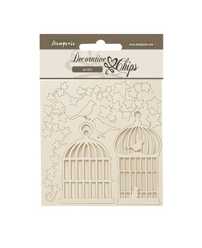 Stamperia Golden Harmony Decorative Chips Cages (SCB234) Stamperia Golden Harmony Decorative Chips Cages (SCB234)