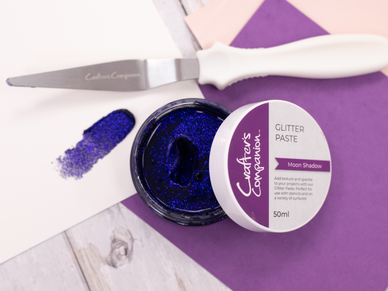 Crafter's Companion Glitter Paste Moon Shadow (CC-MME-GLIPA-MOSH) Crafter's Companion Glitter Paste Moon Shadow (CC-MME-GLIPA-MOSH)