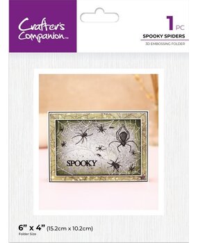 Crafter's Companion Spooky Spiders 3D Embossing Folder (CC-3D-EF4-SPSP)