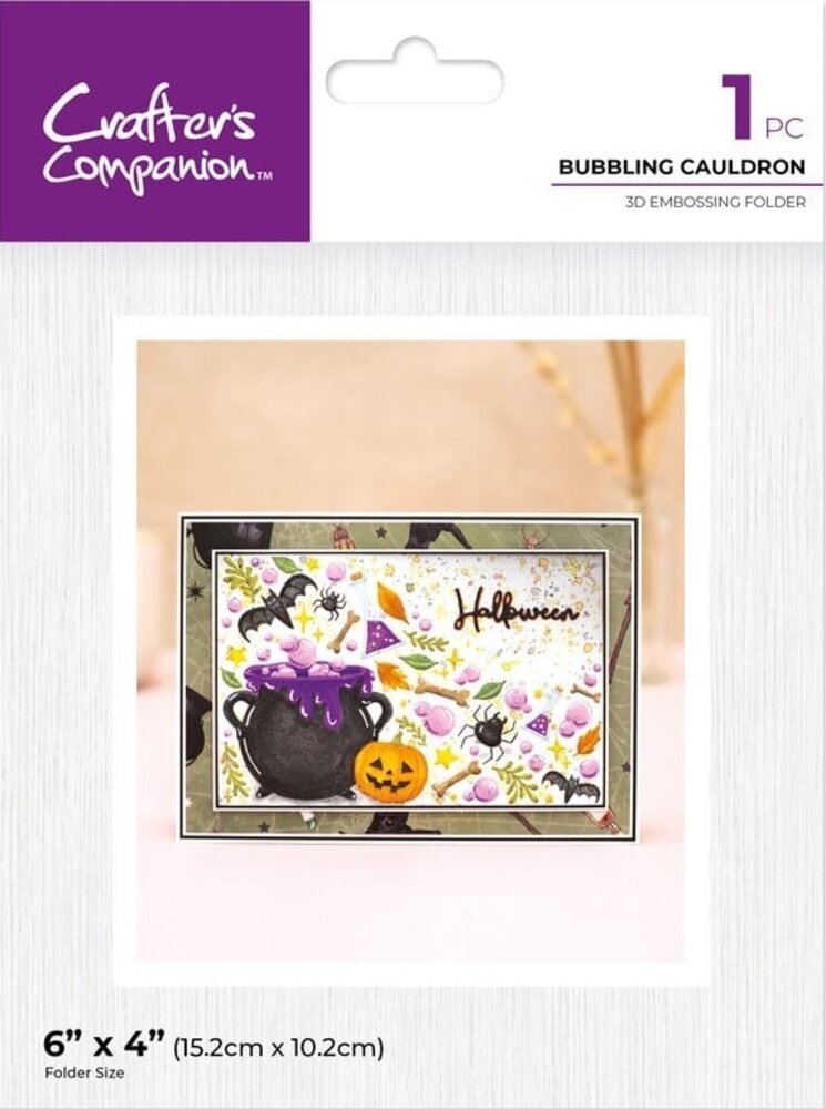 Crafter's Companion Bubbling Cauldron 3D Embossing Folder (CC-3D-EF4-BUCA) Crafter's Companion Bubbling Cauldron 3D Embossing Folder (CC-3D-EF4-BUCA)