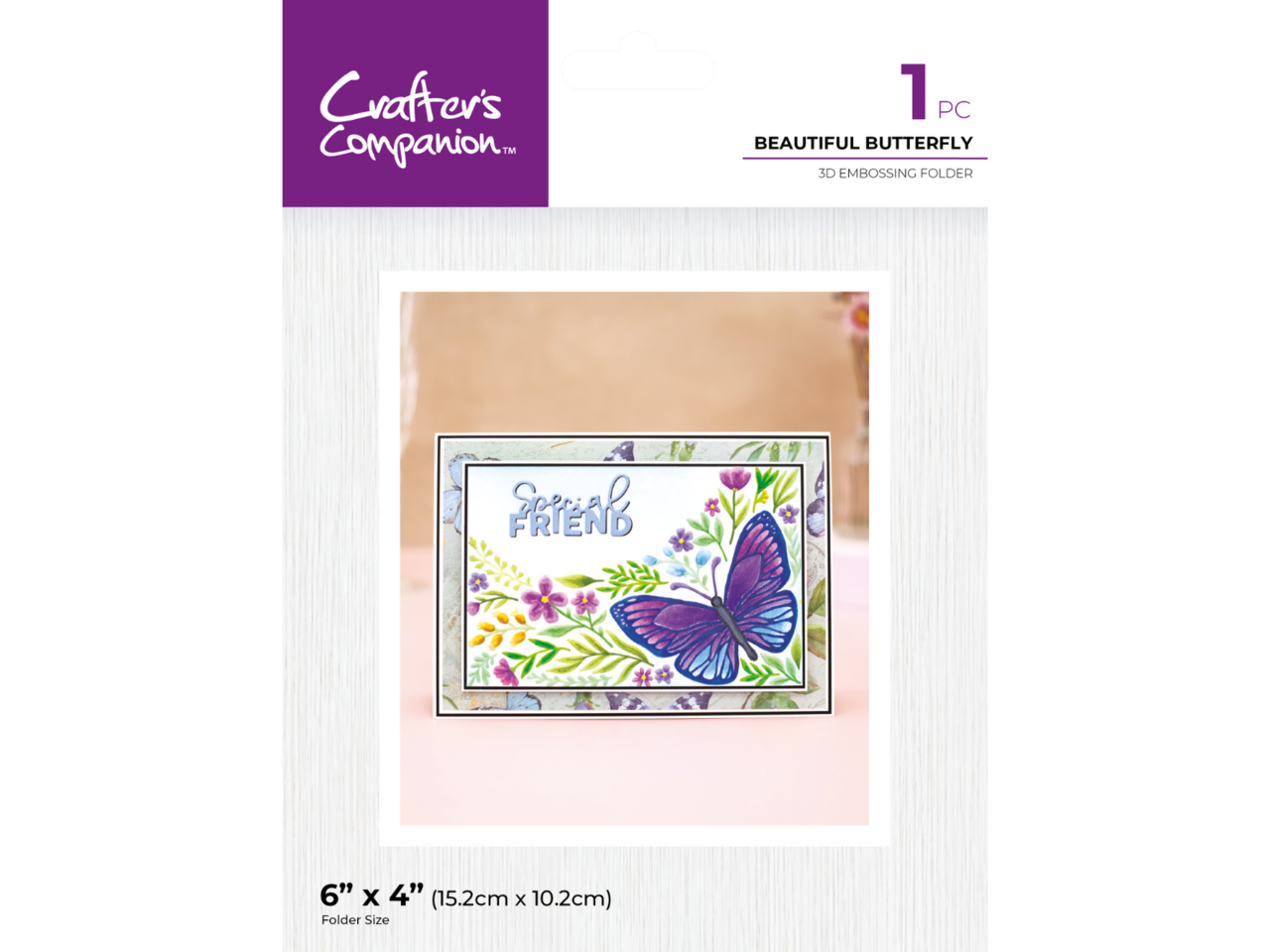 Crafter's Companion Beautiful Butterfly 3D Embossing Folder (CC-3D-EF4-BEBU) Crafter's Companion Beautiful Butterfly 3D Embossing Folder (CC-3D-EF4-BEBU)