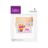 Crafter's Companion Birthday Cupcake 3D Embossing Folder (CC-3D-EF4-BICU)