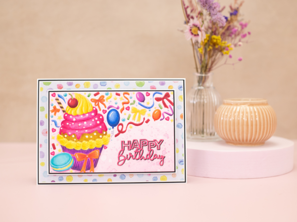 Crafter's Companion Birthday Cupcake 3D Embossing Folder (CC-3D-EF4-BICU)