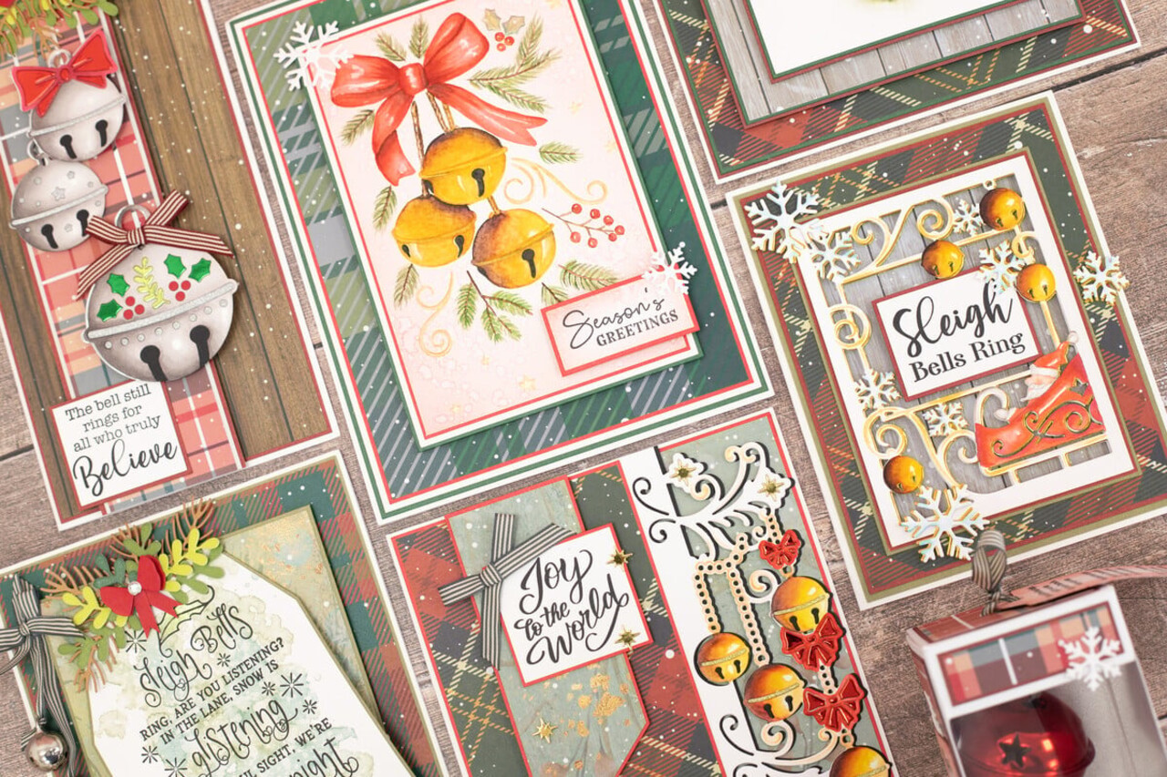 Crafter's Companion Jingle All The Way 3D Embossing Folders The Sound Of Christmas (JATW-3D-EF-SOU)