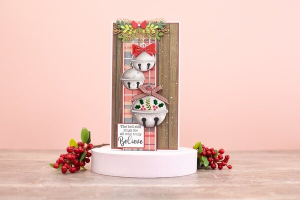 Crafter's Companion Jingle All The Way Stripped Ribbon (JATW-STRIP-RIB)