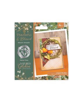 Crafter's Companion Thankful & Blessed Dies Woven Wreath (NG-TAB-MD-WOWR) Crafter's Companion Thankful & Blessed Dies Woven Wreath (NG-TAB-MD-WOWR)