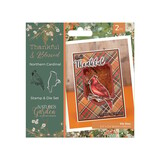 Crafter's Companion Thankful & Blessed Stamp & Die Northern Cardinal (NG-TAB-STD-NOCA)