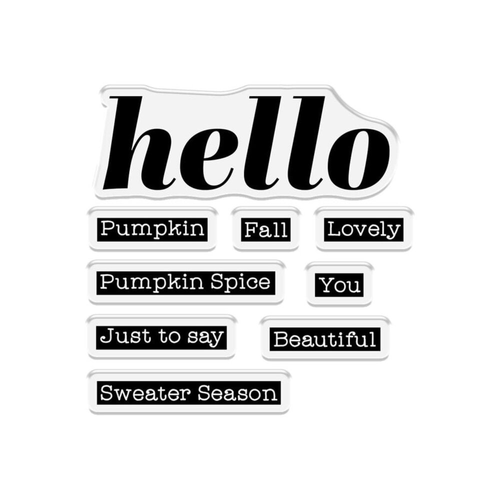 Crafter's Companion Thankful & Blessed Stamp & Die Hello (NG-TAB-STD-HELL) Crafter's Companion Thankful & Blessed Stamp & Die Hello (NG-TAB-STD-HELL)