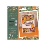 Crafter's Companion Thankful & Blessed Stamp & Die Thankful (NG-TAB-STD-THA)