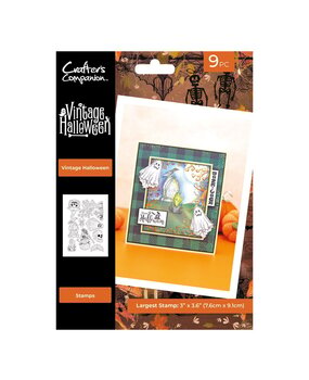 Crafter's Companion Vintage Halloween Clear Stamps Vintage Halloween (VHAL-CA-ST-VIN) Crafter's Companion Vintage Halloween Clear Stamps Vintage Halloween (VHAL-CA-ST-VIN)