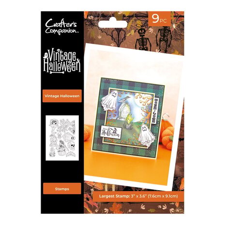 Crafter's Companion Vintage Halloween Clear Stamps Vintage Halloween (VHAL-CA-ST-VIN) Crafter's Companion Vintage Halloween Clear Stamps Vintage Halloween (VHAL-CA-ST-VIN)