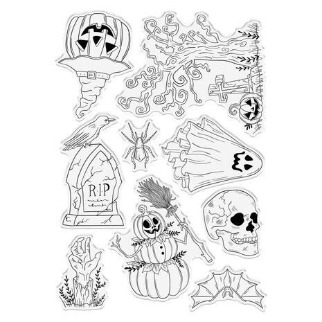 Crafter's Companion Vintage Halloween Clear Stamps Vintage Halloween (VHAL-CA-ST-VIN) Crafter's Companion Vintage Halloween Clear Stamps Vintage Halloween (VHAL-CA-ST-VIN)