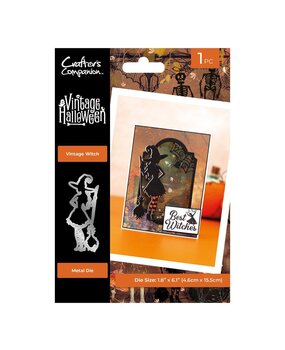 Crafter's Companion Vintage Halloween Dies Vintage Witch (VHAL-MD-WITC) Crafter's Companion Vintage Halloween Dies Vintage Witch (VHAL-MD-WITC)