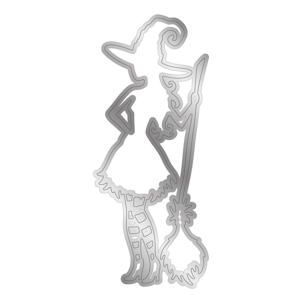 Crafter's Companion Vintage Halloween Dies Vintage Witch (VHAL-MD-WITC) Crafter's Companion Vintage Halloween Dies Vintage Witch (VHAL-MD-WITC)