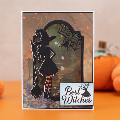 Crafter's Companion Vintage Halloween Dies Vintage Witch (VHAL-MD-WITC) Crafter's Companion Vintage Halloween Dies Vintage Witch (VHAL-MD-WITC)
