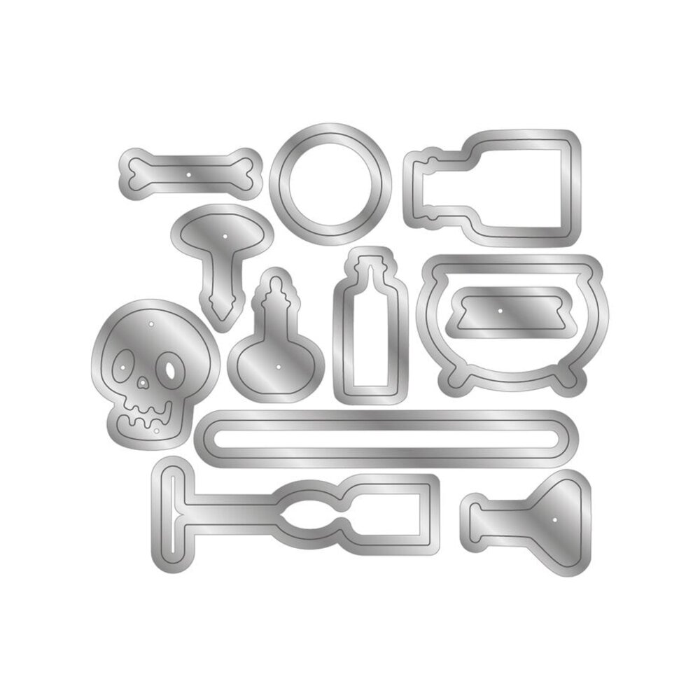 Crafter's Companion Vintage Halloween Dies Witches Potions (VHAL-MD-WPOT) Crafter's Companion Vintage Halloween Dies Witches Potions (VHAL-MD-WPOT)