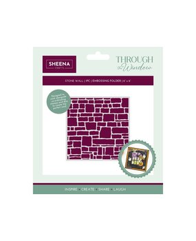 Sheena Through the Window 2D Embossing Folder Stone Wall (SD-TW-EF6-STWA) Sheena Through the Window 2D Embossing Folder Stone Wall (SD-TW-EF6-STWA)