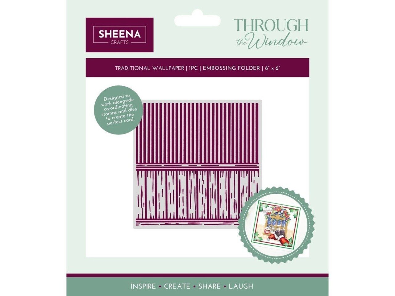 Sheena Through the Window 2D Embossing Folder Traditional Wallpaper (SD-TW-EF6-TRWA) Sheena Through the Window 2D Embossing Folder Traditional Wallpaper (SD-TW-EF6-TRWA)
