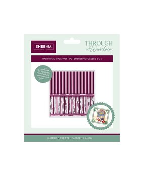 Sheena Through the Window 2D Embossing Folder Traditional Wallpaper (SD-TW-EF6-TRWA) Sheena Through the Window 2D Embossing Folder Traditional Wallpaper (SD-TW-EF6-TRWA)