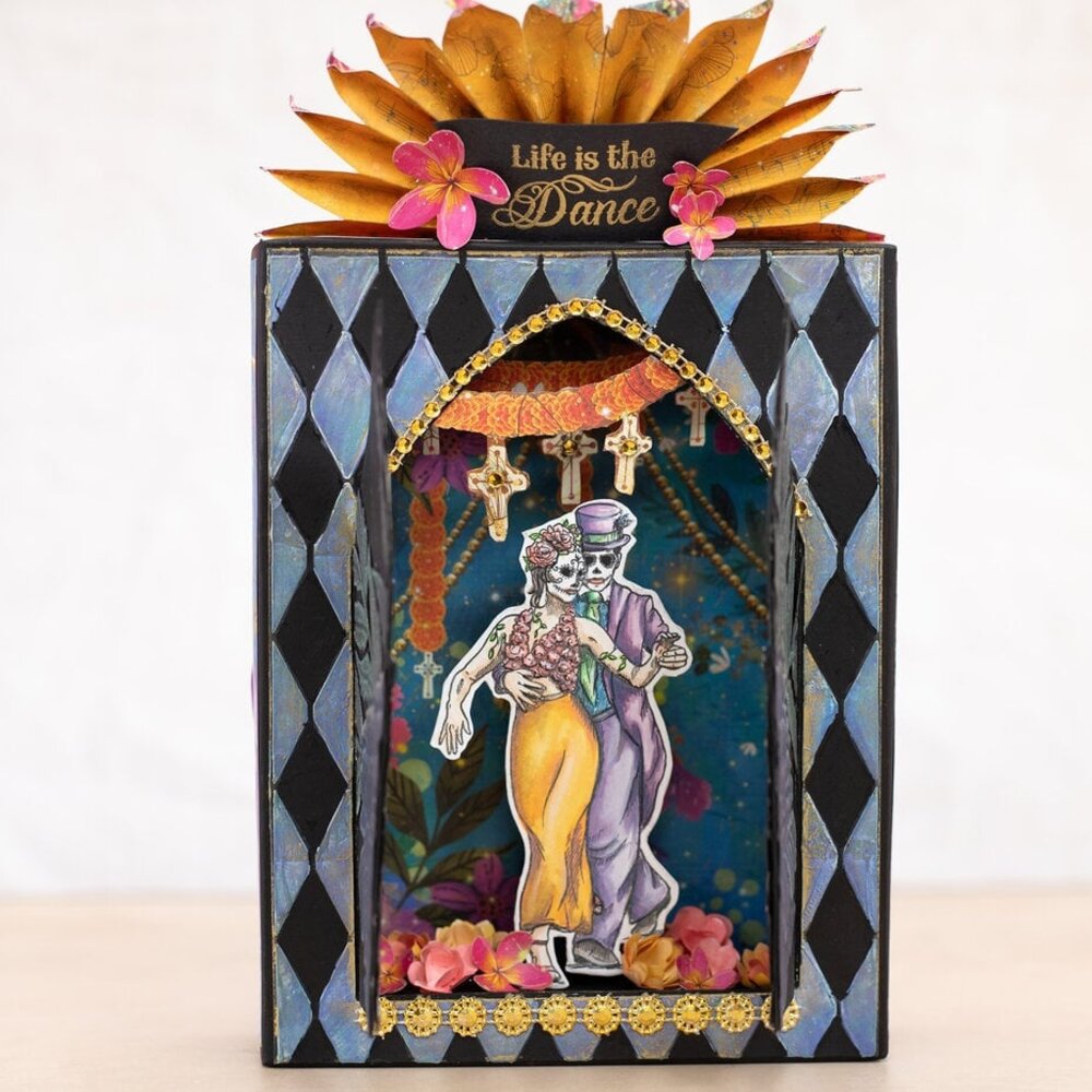 Sheena Day of the Dead 6x6 Inch Stencil Set Take the Chance & Dance (SD-DOD-STEN-TCD) Sheena Day of the Dead 6x6 Inch Stencil Set Take the Chance & Dance (SD-DOD-STEN-TCD)