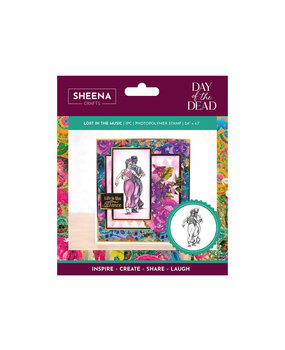Sheena Day of the Dead Clear Stamp Lost in the Music (SD-DOD-STP-LITM)